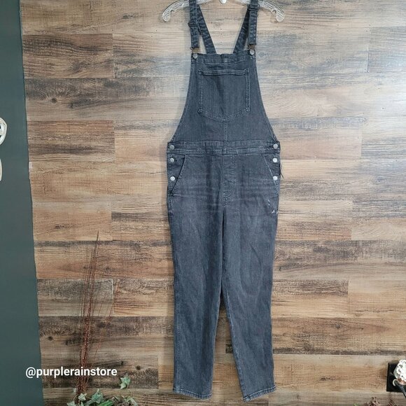 Old Navy OG Overalls Size 10 Blackberry Wash Western Country Girl Hipster NWT - Picture 1 of 13